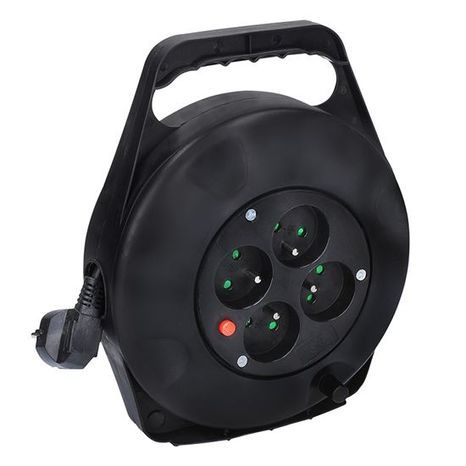 Prodlužovací kabel SOLIGHT buben 10 m, 3x1,5mm² 4x zásuvka PB21