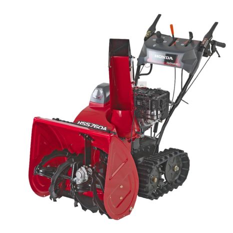 Benzínová sněhová fréza Honda HSS 760 T - 2
