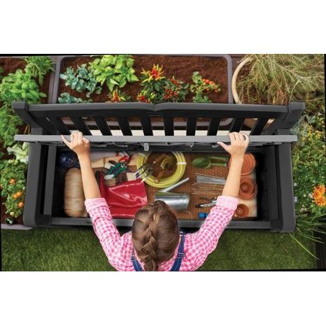 Zahradní lavice Keter Eden Garden Bench 265L šedá - 3