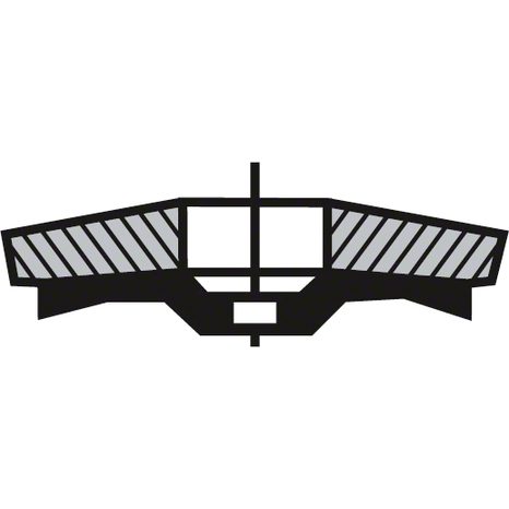 Brusný lamelový kotouč Bosch X431 115 mm P40 2608603652 - 2