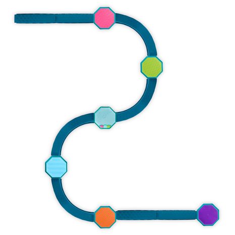 Překážková dráha se stupínky hudební Balance & Groove B-Toys - 9