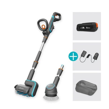 Aku multi čistič Gardena AquaBrush Universal P4A sada 14842-20 - 3