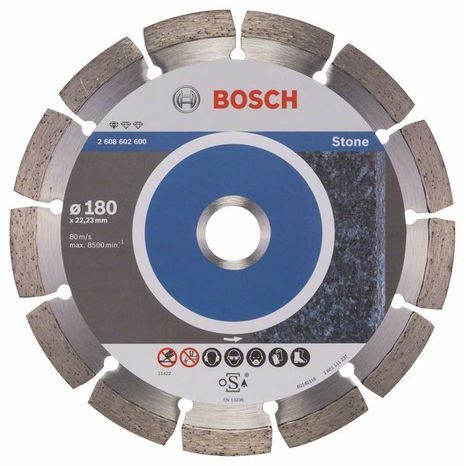 Diamantový segmentový kotouč Bosch Standard for Stone 180 mm 2608602600