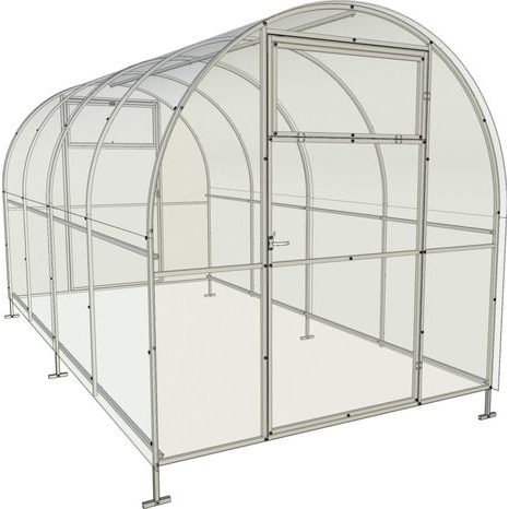 Zahradní skleník Frux 2 - 2x4m - 6mm - 4