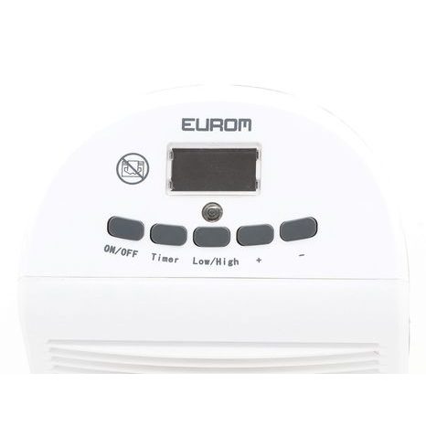 Elektrický teplovzdušný ventilátor EUROM SAFE-T 2000 LCD - 7