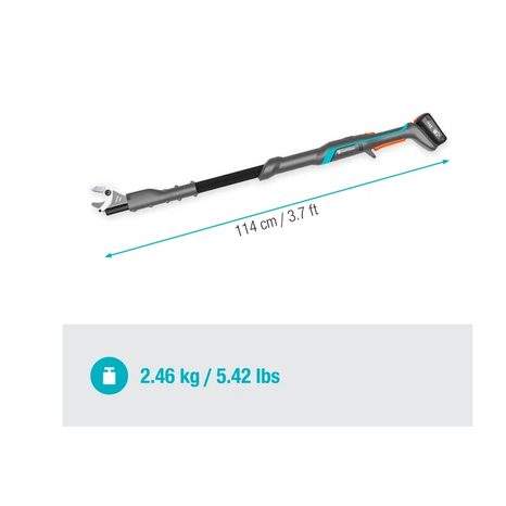 Aku nůžky na větve Gardena EasyCut 110/18V P4A sada 14772-20 - 4