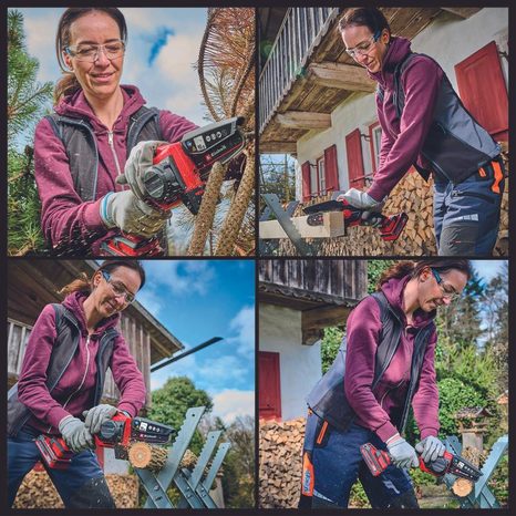 Aku prořezávací pila Einhell GE-PS 18/15 Li BL Solo 4600040 - 7