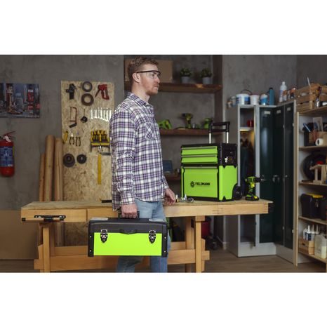 Poškozeno - Kovový box na nářadí FIELDMANN FDN 4150 50004671 - 10