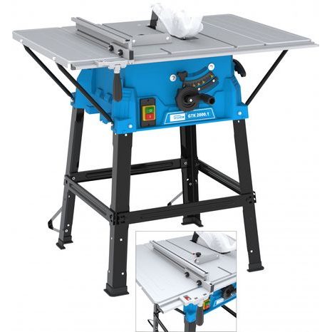 Poškozeno - Elektrická stolní kotoučová pila GÜDE GTK 2000.1 55262