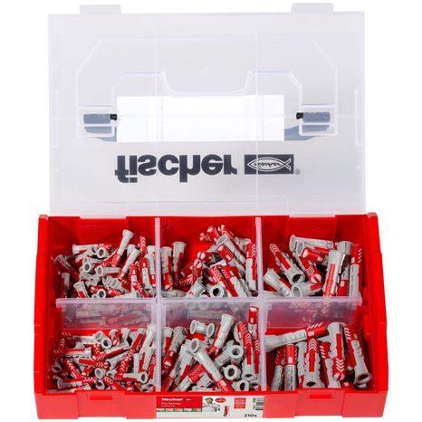 Hmoždinky Fischer Duopower - FixTainer box 210 ks - 3