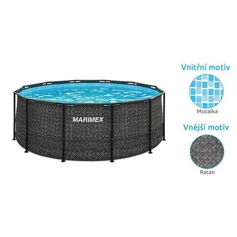 Bazén Florida Marimex 3,66 x 1,22 m RATAN vrátane skimmera 10340320 - 4