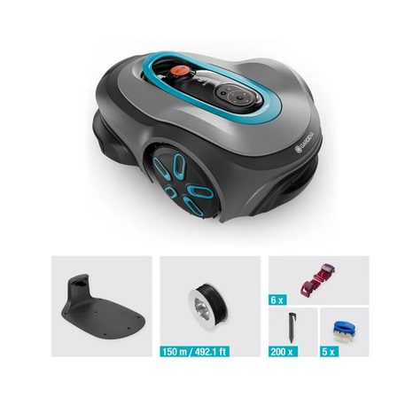 Robotická kosačka Gardena smart SILENO max 800 m² - 4