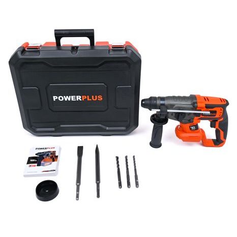 Aku kombinované kladivo bezuhlíkové Powerplus POWDP15680 (bez aku) - 13