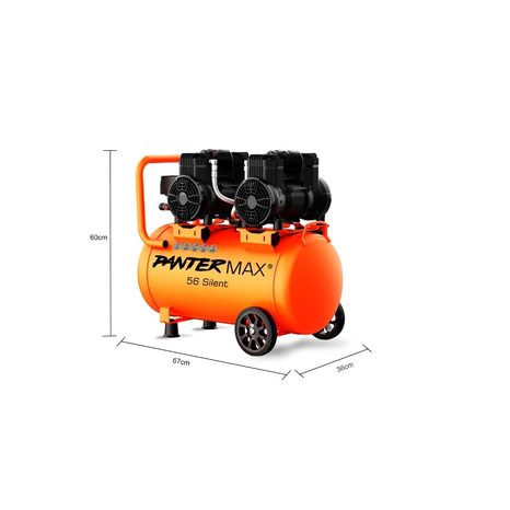 Elektrický bezolejový kompresor PANTERMAX® AirFlow® 56 SILENT SET3 - 2