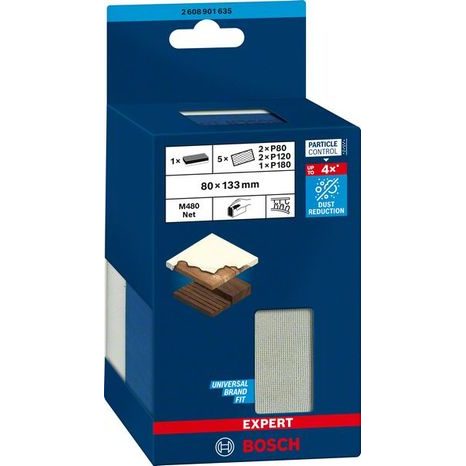 Brusný blok Bosch EXPERT Dual Density 80 x 133 - 12
