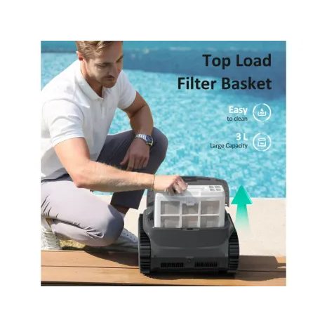 Automatický aku bazénový vysavač Wybot C2 Vision - 15