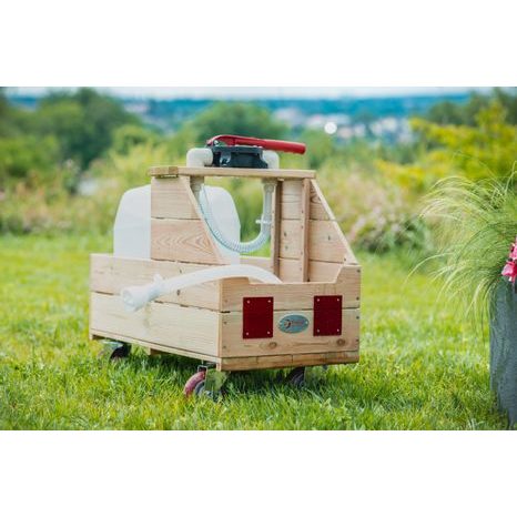 Dřevěný dětský vozík na vodu Classic World - 7