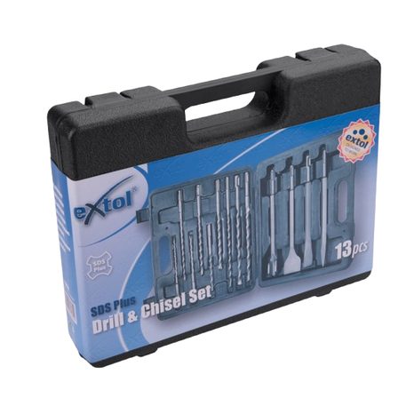 Súprava vrtákov a sekáčov EXTOL CRAFT SDS PLUS 23951 - 2