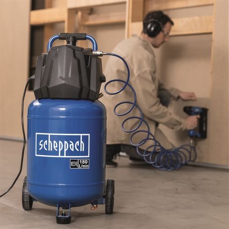 Elektrický bezolejový vertikální kompresor Scheppach HC 35 V - 6