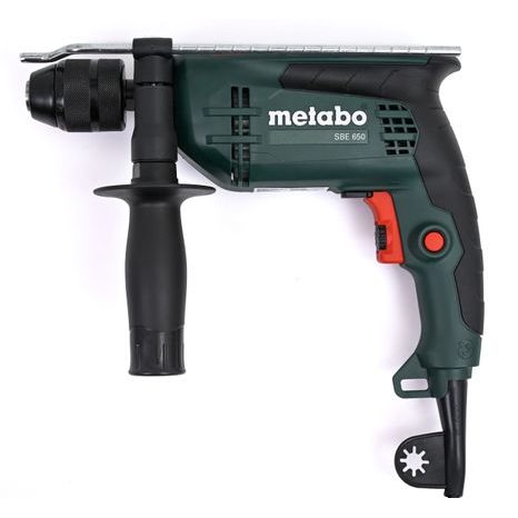 Elektrická příklepová vrtačka Metabo SBE 650 Set - 2