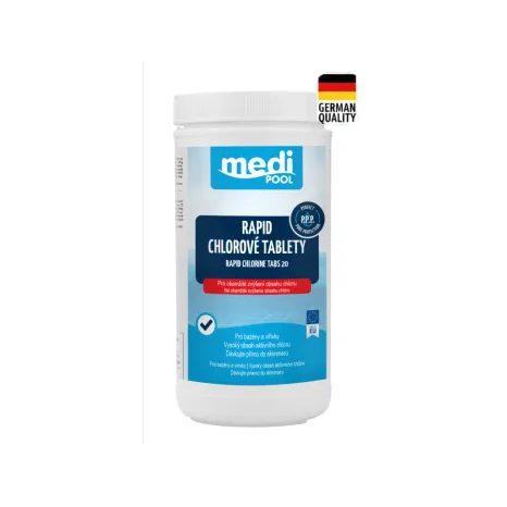 Rapid - chlorové tablety mediPOOL 20 g 1,0 kg - 2