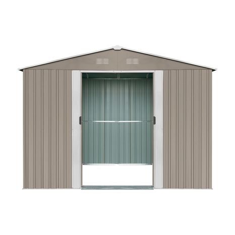 Zahradní domek se sedlovou střechou Riwall PRO RMSA Brown 3 x 3,7 m - 4