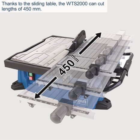 Elektrická řezačka na dlažbu a obklady Scheppach WTS 2000 - 5