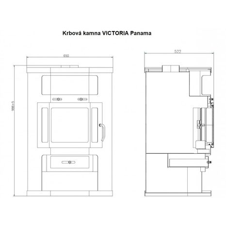 Krbové kachle VICTORIA PANAMA - 3
