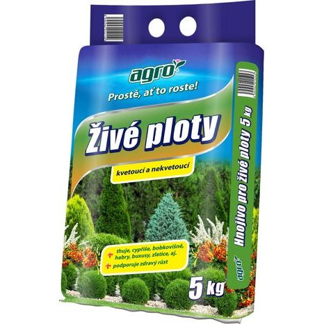 Hnojivo pro živé ploty Agro 5 kg 000889