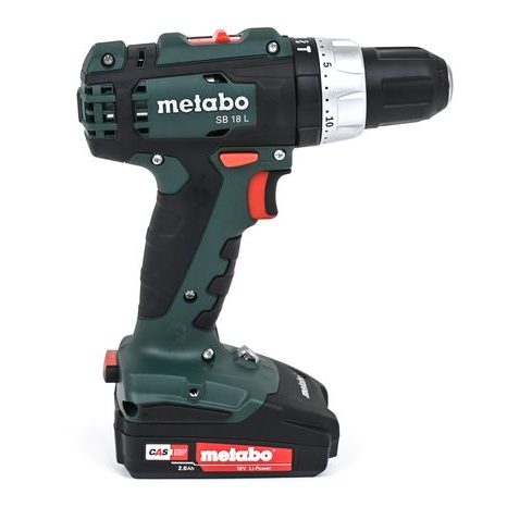 Aku příklepová vrtačka Metabo SB 18 L Set 602317870 - 4