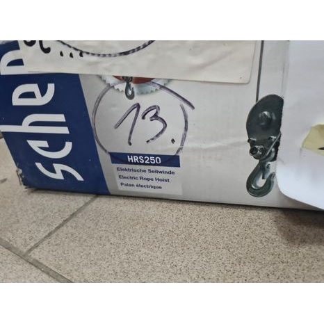 Zánovní - Elektrický lanový naviják Scheppach HRS 250 4906904000 - 5