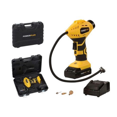 Aku kompresor 18V LI-ION Powerplus POWX1700