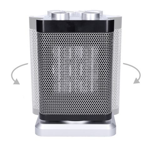 Elektrický horkovzdušný ventilátor SOLIGHT 1500W KP14 - 5