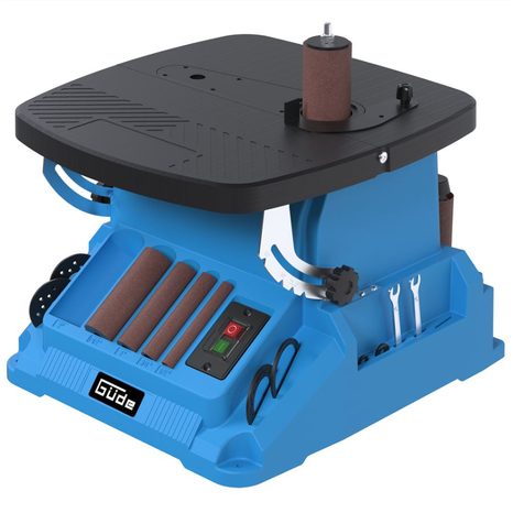 Poškozeno - Elektrická pásová a válcová bruska GÜDE GSBSM 500 - 9