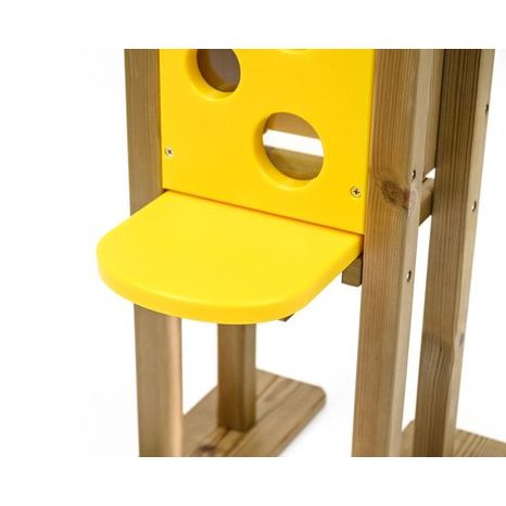 Dřevěný box na písek žlutý Classic World - 4