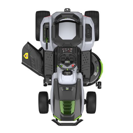 Aku zahradní traktor EGO TR4201E s výhozem do strany - 3