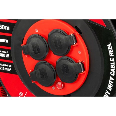 Venkovní prodlužovací kabel na bubnu 50m 3x2,5mm² FESTA INDUSTRY 37741 - 3