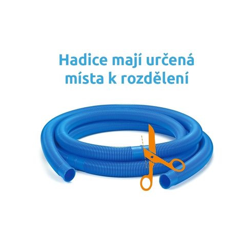 Hadice bazénová Marimex 5 x 1 m modrá 11001051 - 5