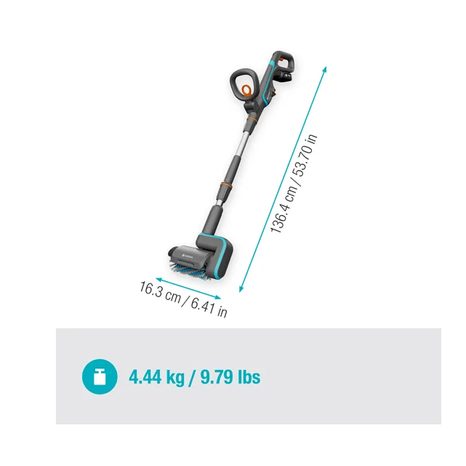 Aku multi čistič Gardena AquaBrush Patio P4A sada 14841-20 - 3
