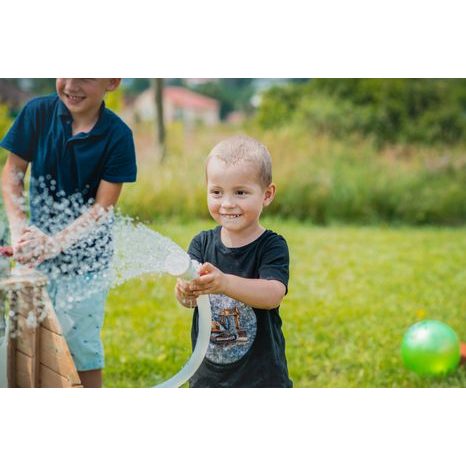 Dřevěný dětský vozík na vodu Classic World - 12