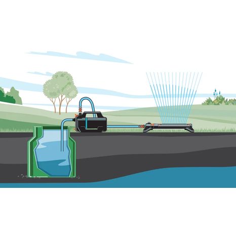 Elektrické povrchové čerpadlo Gardena 4100 Silent 9050-20 - 8