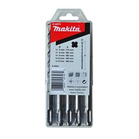 Sada vrtáků Makita SDS-Plus 5ks B-49074