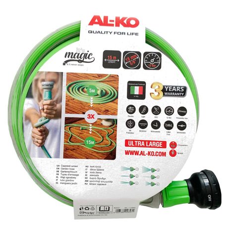 Zahradní hadice AL-KO MAGIC SOFT 5/8" 15 m 113889