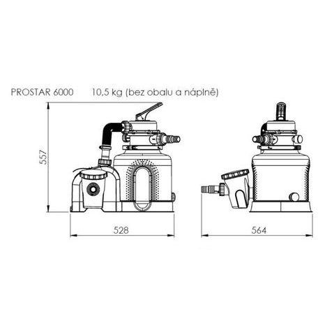 Písková filtrace ProStar 6000 - 10604333 - 3