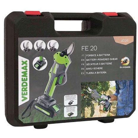 Aku zahradní nůžky VERDEMAX  FE20 - 4
