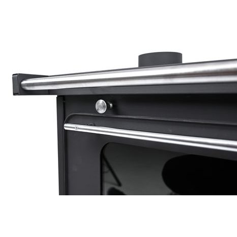 Sporák s troubou na tuhá paliva ZVEZDA NARODNA SP GLASS, levá - 7