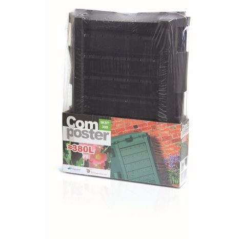 Kompostér COMPOGREEN Prosperplast, černý 380l - 2