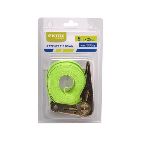 Pás upínací račňový, 5m x 25mm, max. 500kg EXTOL CRAFT 96700 - 2