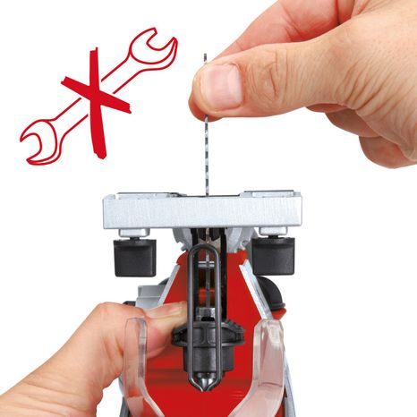 Aku přímočará pila Einhell TE-JS 18/80 Li-Solo 4321200 - 6