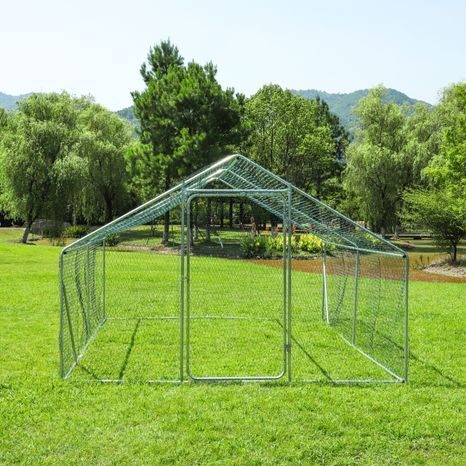 Výběh pro drůbež - klec pro slepice VESPAGARDEN - 6x3x2m / 18m2 - 3